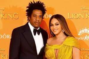 Beyoncé and Jay Z, one of the most iconic celebrity couples, attending a high-profile event together.