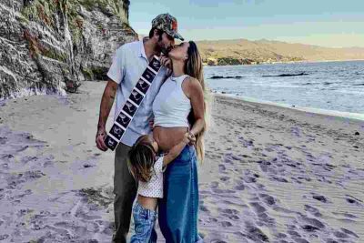 Brody Jenner, his wife, Tia Blanco, and their daughter Honey