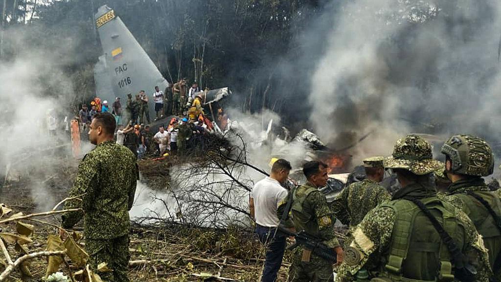 Colombian Plane Crash Kills at Least 66 After Takeoff Tragedy the colombian plane crash