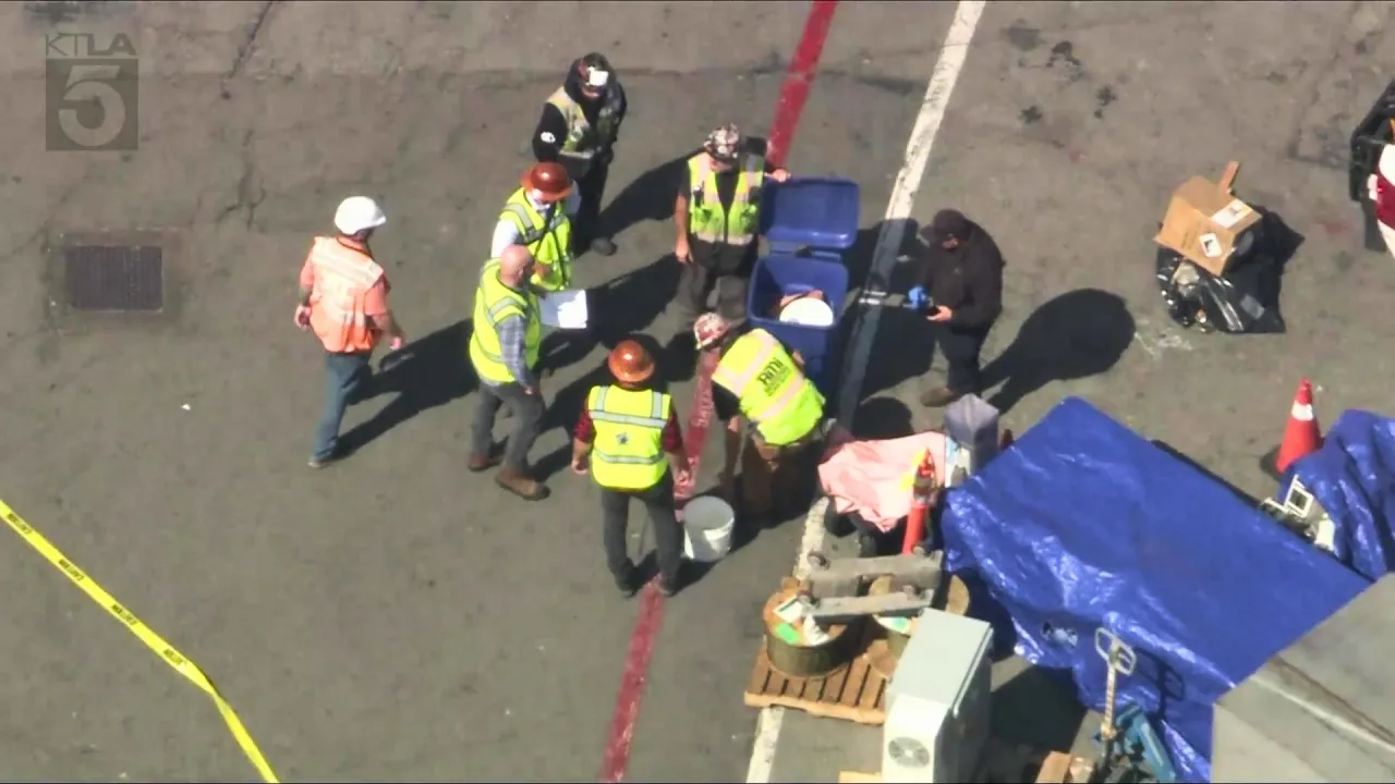 Disney employees being carried out