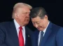 Donald trump and Xi Jinping having conversation
