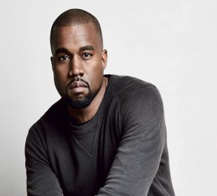 Kanye west striking a pose