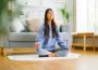 A lady practicing mindful living