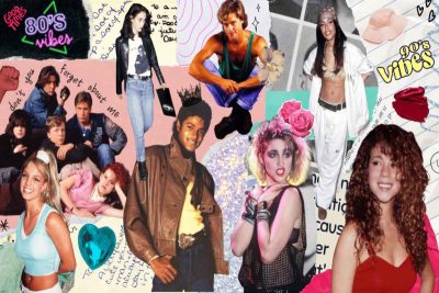 Different artist at 80s and 90s music styles