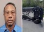A mugshot of Tiger Woods