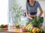 A lady eating healthy, illustrating Top Healthy Eating Trends