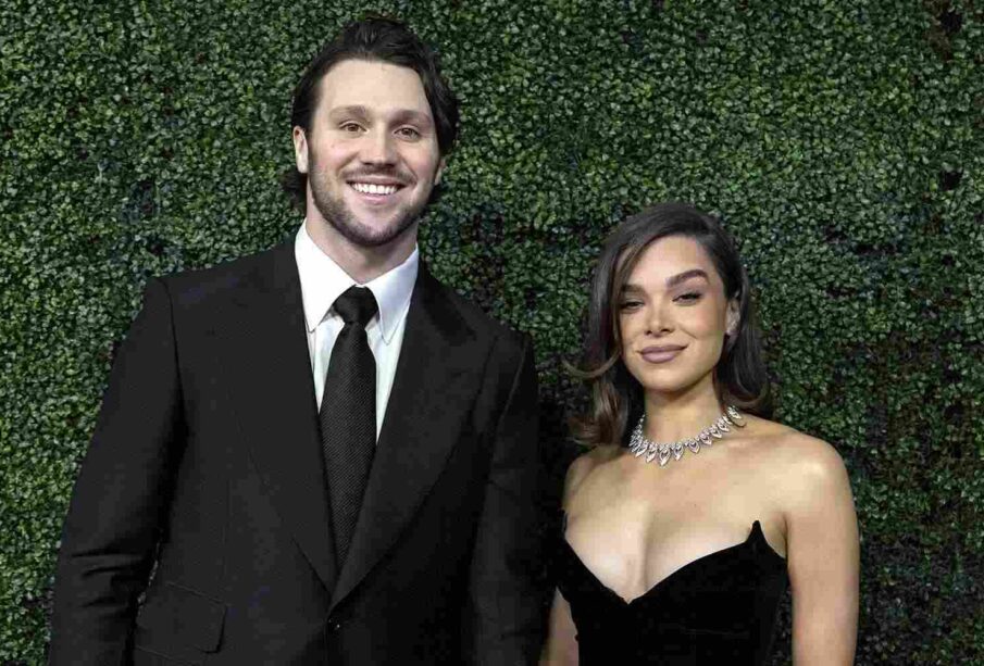 Josh Allen and Hailee Steinfeld