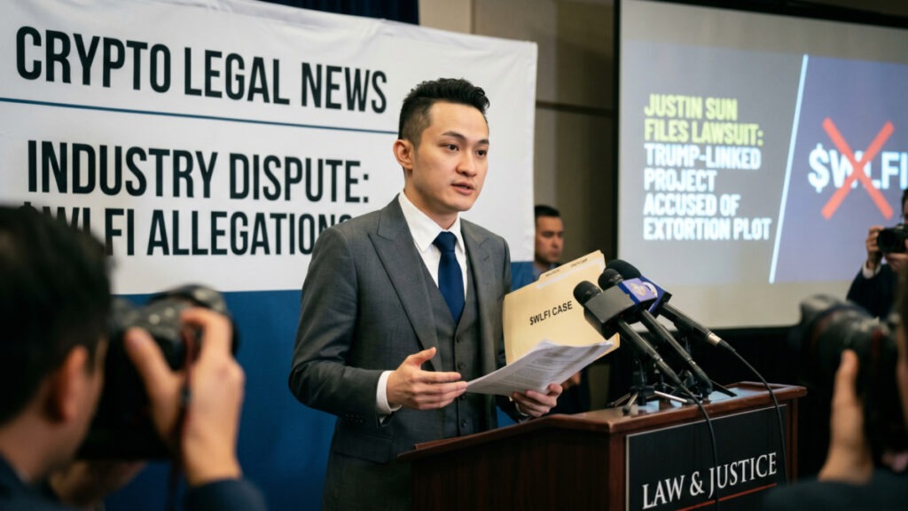 Justin Sun Files Crypto Lawsuit Against Trump Over Token Dispute Justin Sun