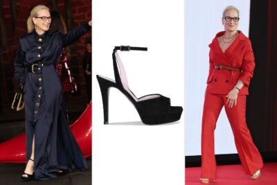 Meryl Streep turns heads in striking heels