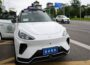 A Robotaxi malfunction stalled on the road