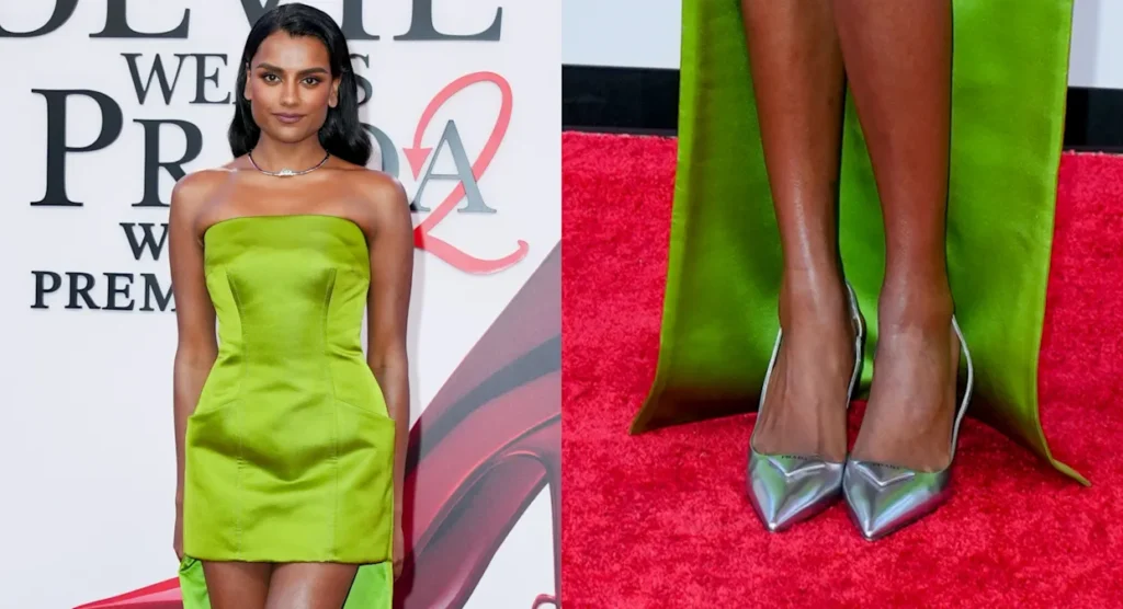 Simone Ashley Turns Heads at Devil Wears Prada Sequel Premiere with Bold Prada Look Simone Ashley Wears Prada Sequel