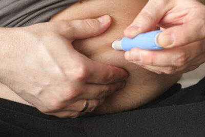 A person using a Weight Loss Drugs