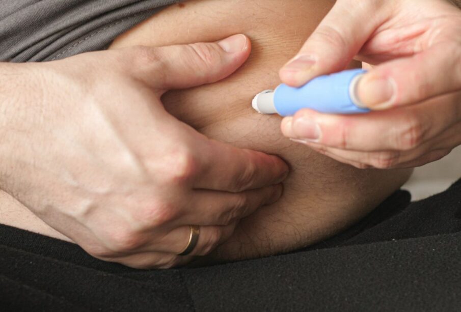 A person using a Weight Loss Drugs