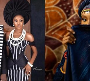 A Couple Wearing a Northern Nigerian Fashion