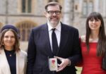 Richard Osman and Bill Bailey were honoured at Windsor Castle