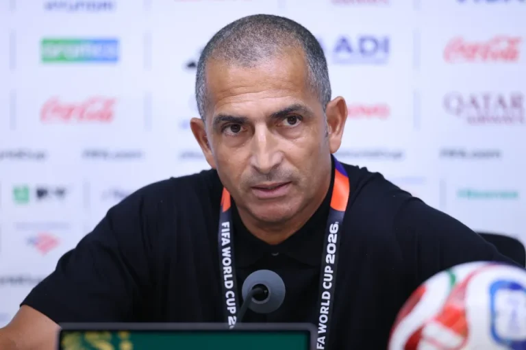 Tunisia Sacks Coach Lamouchi After Heavy World Cup Defeat Tunisia national football team coach Sabri Lamouchi reacting on the sidelines after World Cup 2026 defeat leading to his dismissal