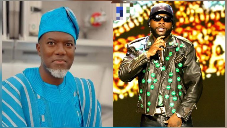 Davido speaking out in support of abducted Oyo schoolchildren during a public advocacy moment amid criticism from Reno Omokri.