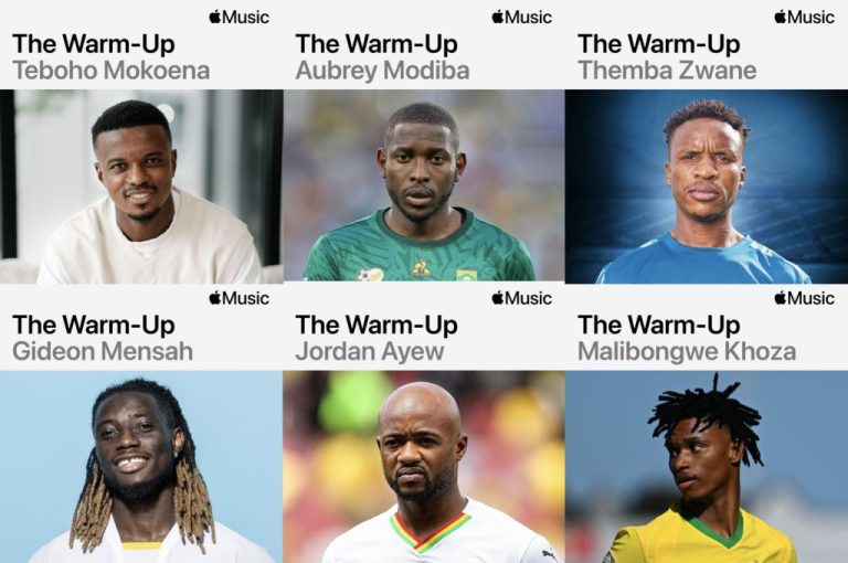 Apple Music Unveils Warm Up Playlists Curated by Africa’s Top Football Stars Apple Music Warm Up playlists featuring African football stars curating pre match music selections for energy and focus before games.
