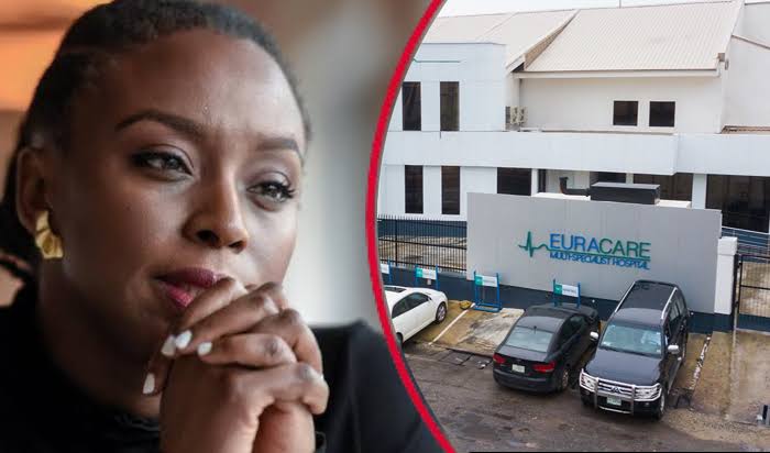 Chimamanda Adichie Speaks on Son’s Death, Accuses Euracare Hospital of Obstructing Inquest Chimamanda Adichie addressing the media after her son’s death, speaking on allegations against Euracare Hospital regarding obstruction of inquest.