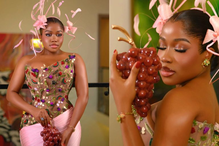A Fashion Moment as Veekee James Stuns in Fruit-Inspired Outfit at Eliana’s Fruitful Garden (Photos) Veekee James wearing a colourful fruit inspired outfit at Eliana’s Fruitful Garden event.