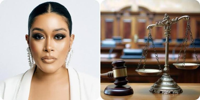 Actress Adunni Ade after winning a privacy lawsuit against Google, with the court ordering the tech company to pay ₦30 million in damages.