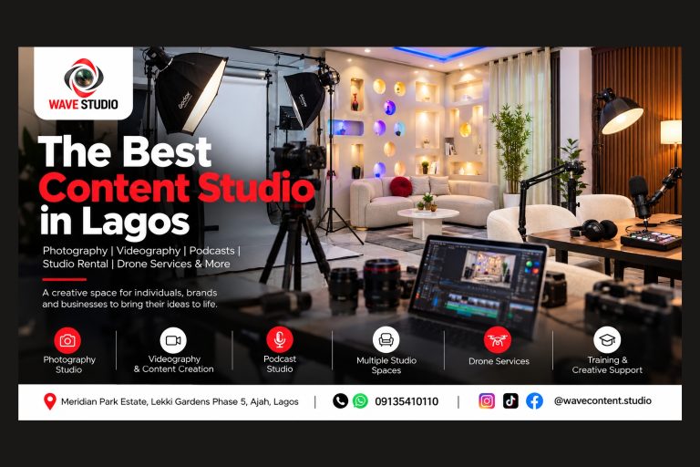 wave studio- content studio in lagos Nigeria